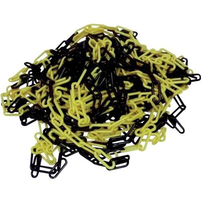 Schake, Kette, Absperrkette Kunststoff 6 mm, gelb/schwarz Schake, Kette, Absperrkette Kunststoff 6 mm, gelb/schwarz