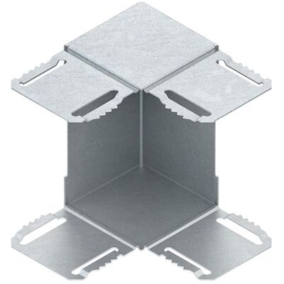 Niedax, Leitungsführung, GK-Inneneckeinsatz (7 cm) Niedax, Leitungsführung, GK-Inneneckeinsatz (7 cm)