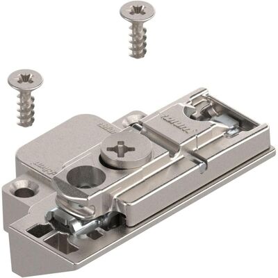 Blum, Möbelscharnier, Alu CLIP-Adapterplatte für Teleskophebel AVENTOS HF / SERVO-DRIVE Blum, Möbelscharnier, Alu CLIP-Adapterplatte für Teleskophebel AVENTOS HF / SERVO-DRIVE