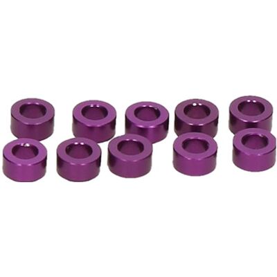 HPI, Muttern + Unterlegscheiben, ALUMINIUMSCHEIBE 3x6x3,0mm (LILA 10 ST. HPI, Muttern + Unterlegscheiben, ALUMINIUMSCHEIBE 3x6x3,0mm (LILA 10 ST.