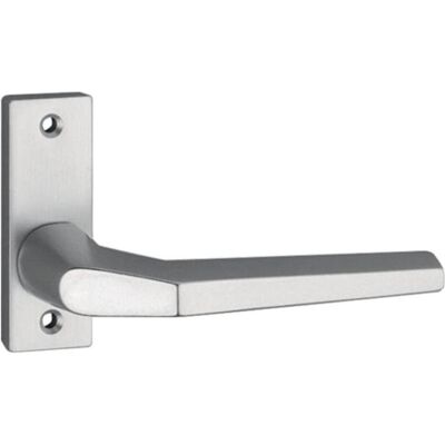 EDI, Türgriff + Türgarnitur, Profiltürdrückerlochteil 1390/0800 Aluminium F1 käntig 8 mm gekröpft (Türgriff) EDI, Türgriff + Türgarnitur, Profiltürdrückerlochteil 1390/0800 Aluminium F1 käntig 8 mm gekröpft (Türgriff)