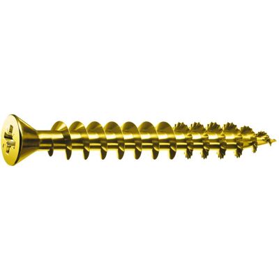 Spax, Schrauben, Senkkopf Bremsrippen Kleiner Kopf Kreuzschlitz Z1 Vollgewinde Yellox (1000 Schrauben pro Stück, 3 x 10 mm) Spax, Schrauben, Senkkopf Bremsrippen Kleiner Kopf Kreuzschlitz Z1 Vollgewinde Yellox (1000 Schrauben pro Stück, 3 x 10 mm)