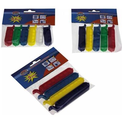 Magni Verschluss-Klemmen 8x5,5cm, 8x7cm, 8x10cm, Lebensmittelverpackung Magni Verschluss-Klemmen 8x5,5cm, 8x7cm, 8x10cm, Lebensmittelverpackung