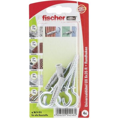 Fischer, Dübel, Universaldübel UX 6x35 RH K Fischer, Dübel, Universaldübel UX 6x35 RH K