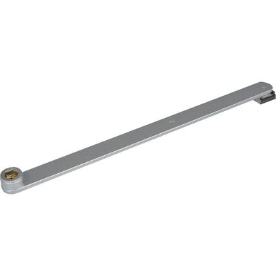 Geze, Türöffner + Türschliesser, Hebel mit vernietetem Gleitstein silberfarbig 333 mm 079332 Geze, Türöffner + Türschliesser, Hebel mit vernietetem Gleitstein silberfarbig 333 mm 079332