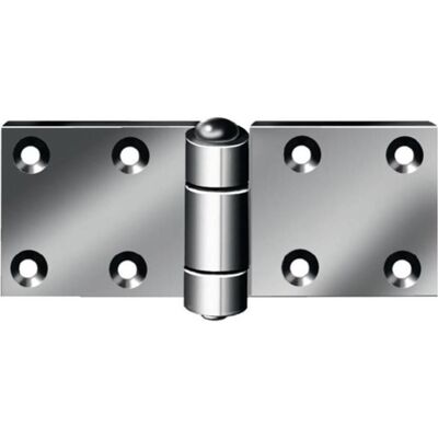 Vormann, Scharnier, Scharnier Höhe 50 mm Breite 180 mm Stärke 4 mm Stahl blau verzinkt gerollt Vormann, Scharnier, Scharnier Höhe 50 mm Breite 180 mm Stärke 4 mm Stahl blau verzinkt gerollt