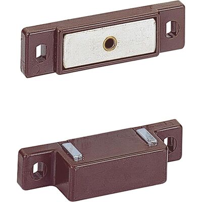 Hettich, Zubehör Möbelbeschlag, Fangmagnetschnäpper M 64/GP 4 Kunststoff weiss 50 N Hettich, Zubehör Möbelbeschlag, Fangmagnetschnäpper M 64/GP 4 Kunststoff weiss 50 N