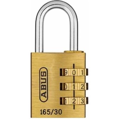 Abus, Vorhängeschloss, Zahlenschloss Serie 165 mit EAN, Typ 165/30 B/SB Abus, Vorhängeschloss, Zahlenschloss Serie 165 mit EAN, Typ 165/30 B/SB