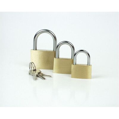 Mannesmann, Vorhängeschloss, Schlosserset 3-tlg. (25,30+40 mm) SB Mannesmann, Vorhängeschloss, Schlosserset 3-tlg. (25,30+40 mm) SB