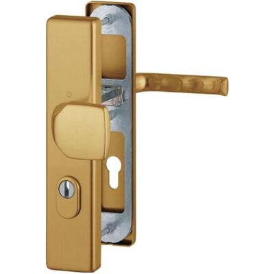 Hoppe, Türgriff + Türgarnitur, Schutzgarnitur London 61G/2222ZA/2210/113 Aluminium F4 72 mm 42-47 mm (Türgriff) Hoppe, Türgriff + Türgarnitur, Schutzgarnitur London 61G/2222ZA/2210/113 Aluminium F4 72 mm 42-47 mm (Türgriff)