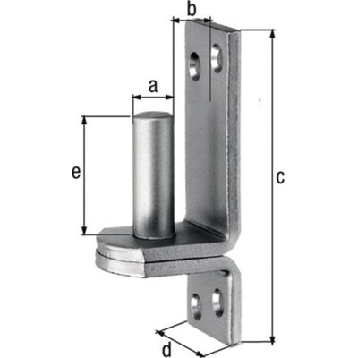 GAH, Holzverbinder, Kloben auf Platte 16x13mm Edelstahl (Kloben, 1 Stk.) GAH, Holzverbinder, Kloben auf Platte 16x13mm Edelstahl (Kloben, 1 Stk.)