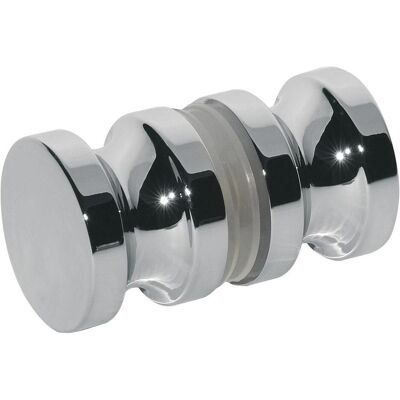 KL Megla, Türgriff + Türgarnitur, Duschtürknopf DTKL 10, beidseitig, 32 mm, Messing verchromt poliert (Türknopf) KL Megla, Türgriff + Türgarnitur, Duschtürknopf DTKL 10, beidseitig, 32 mm, Messing verchromt poliert (Türknopf)