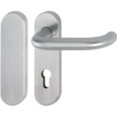 Hoppe, Türgriff + Türgarnitur, Feuerschutzgarnitur Paris FS-E138/353KH Edelstahl F69 -/D für Türstärke 40-65 mm PZ / blind abger... Hoppe, Türgriff + Türgarnitur, Feuerschutzgarnitur Paris FS-E138/353KH Edelstahl F69 -/D für Türstärke 40-65 mm PZ / blind abger...