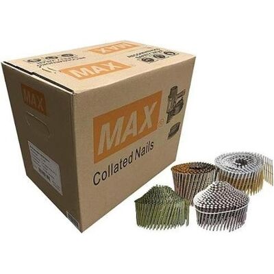 Max, Nägel, GCN90006 Spiralnagel Schraube flach verzinkt - 3.1x90mm (90 mm) Max, Nägel, GCN90006 Spiralnagel Schraube flach verzinkt - 3.1x90mm (90 mm)