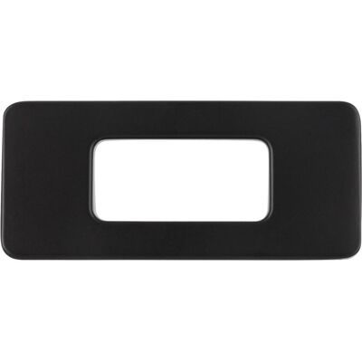 Siro, Möbelgriff, Griff Möbelgriff Cabras LA 32 mm, B 54 mm, Zinkguss schwarz matt Siro, Möbelgriff, Griff Möbelgriff Cabras LA 32 mm, B 54 mm, Zinkguss schwarz matt