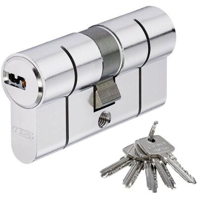 Abus, Türschloss + Schliesszylinder, Zylinder D66 N 30/40 Nickel Double Europäisch (Profildoppelzylinder) Abus, Türschloss + Schliesszylinder, Zylinder D66 N 30/40 Nickel Double Europäisch (Profildoppelzylinder)