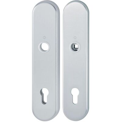 Hoppe - Langschildpaar F1 Aluminium Silber - Tür- und Fensterbeschlag Hoppe - Langschildpaar F1 Aluminium Silber - Tür- und Fensterbeschlag