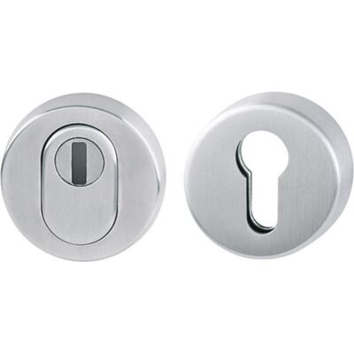 Hoppe, Türgriff + Türgarnitur, Schutzrosettenpaar E42ZNSB-ZA/42HS Edelstahl F69 rund mit Zylinderabdeckung Stärke 15 mm (Türgriff) Hoppe, Türgriff + Türgarnitur, Schutzrosettenpaar E42ZNSB-ZA/42HS Edelstahl F69 rund mit Zylinderabdeckung Stärke 15 mm (Türgriff)