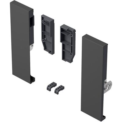 Hettich, Möbelausstattung, Verbinder für Front ArciTech, anthrazit (1 Stk.) Hettich, Möbelausstattung, Verbinder für Front ArciTech, anthrazit (1 Stk.)