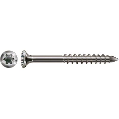 Spax, Schrauben, A2 Linsensenkkopf Kleiner Kopf T-Star Plus T20 Teilgewinde Cut (100 Schrauben pro Stück, 5 x 100 mm) Spax, Schrauben, A2 Linsensenkkopf Kleiner Kopf T-Star Plus T20 Teilgewinde Cut (100 Schrauben pro Stück, 5 x 100 mm)