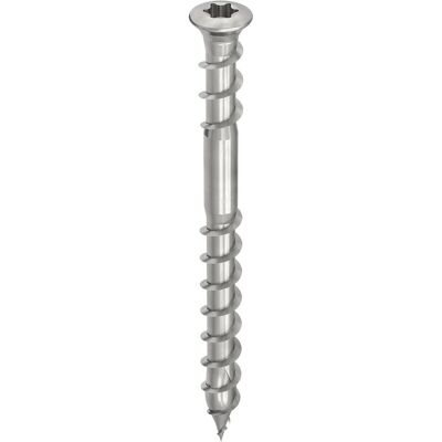 Heco, Schrauben, TOPIX-plus Terrassenschraube Linsensenkkopf TX Unterkopfgewinde 5x80 mm Edelstahl A2 200 Stück (200 Schrauben pro Stück) Heco, Schrauben, TOPIX-plus Terrassenschraube Linsensenkkopf TX Unterkopfgewinde 5x80 mm Edelstahl A2 200 Stück (200 Schrauben pro Stück)