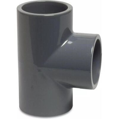 Bevo - PVC-U T-Stück 50 mm - 90° - Grau Bevo - PVC-U T-Stück 50 mm - 90° - Grau