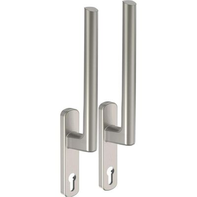 Maco, Türgriff + Türgarnitur, HS Griffgarnitur 12, PZ innen/aussen, TS 79-110 mm, titan (103827) Maco, Türgriff + Türgarnitur, HS Griffgarnitur 12, PZ innen/aussen, TS 79-110 mm, titan (103827)