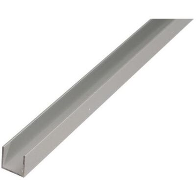 Magni, Profil + Stange, Alberts 473822 U-Profil Aluminium, silberfarbig eloxiert 1000 x 12 x 10 mm Magni, Profil + Stange, Alberts 473822 U-Profil Aluminium, silberfarbig eloxiert 1000 x 12 x 10 mm