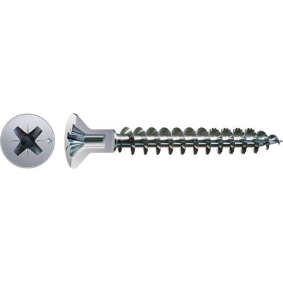 Spax, Schrauben, Senkkopf Fraesrippen Kopfbohrung 2,5mm Kreuzschlitz Z2 Vollgewinde Wirox (500 Schrauben pro Stück, 4.5 x 70 mm) Spax, Schrauben, Senkkopf Fraesrippen Kopfbohrung 2,5mm Kreuzschlitz Z2 Vollgewinde Wirox (500 Schrauben pro Stück, 4.5 x 70 mm)