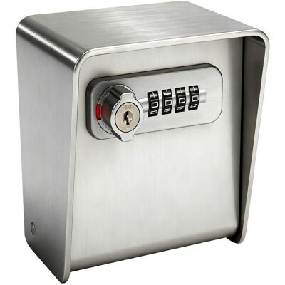 pavo, Schlüsseltresor + Schlüsselschrank, Schlüsselschrank mit 4-stelliger Kombination, Inox pavo, Schlüsseltresor + Schlüsselschrank, Schlüsselschrank mit 4-stelliger Kombination, Inox