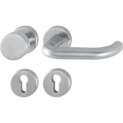 Hoppe Edelstahl-Rosetten-Wechsel-Garnitur für Türen 37-42mm Hoppe Edelstahl-Rosetten-Wechsel-Garnitur für Türen 37-42mm