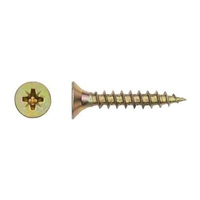 Haushalt, Dübel, CHIPBOARD SCREW 5.0X30 YLW ZP 25PCS G1 (25 Stk.) Haushalt, Dübel, CHIPBOARD SCREW 5.0X30 YLW ZP 25PCS G1 (25 Stk.)