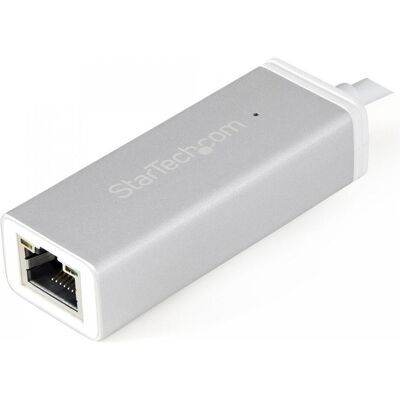 StarTech USB-C To Gbe Adapter - Silver (USB, RJ45 (1x)), Netzwerk Adapter, Silber StarTech USB-C To Gbe Adapter - Silver (USB, RJ45 (1x)), Netzwerk Adapter, Silber