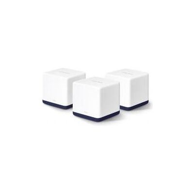Mercusys (HALO H50G 3-Pack) Whole-Home Mesh Wi-Fi System, Dual Band AC1900, 3 x LAN on each Unit, AP Mode, Router, Weiss Mercusys (HALO H50G 3-Pack) Whole-Home Mesh Wi-Fi System, Dual Band AC1900, 3 x LAN on each Unit, AP Mode, Router, Weiss