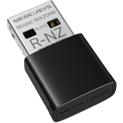 Mercusys MA20NB AC650 Nano WiFi BT USB-Adapter, Bluetooth Audio Adapter, Schwarz Mercusys MA20NB AC650 Nano WiFi BT USB-Adapter, Bluetooth Audio Adapter, Schwarz
