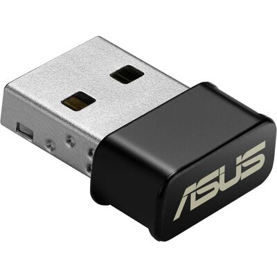 Asus USB-AC53 Nano (USB 2.0), Netzwerkadapter, Schwarz, Silber Asus USB-AC53 Nano (USB 2.0), Netzwerkadapter, Schwarz, Silber