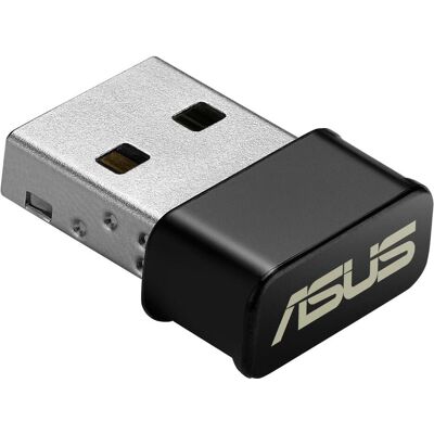 Asus USB-AC53 Nano (USB 2.0), Netzwerk Adapter, Schwarz, Silber Asus USB-AC53 Nano (USB 2.0), Netzwerk Adapter, Schwarz, Silber