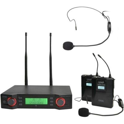DNA VM - DUAL HEAD SET - Podwójny zestaw nagłowny, Mikrofon DNA VM - DUAL HEAD SET - Podwójny zestaw nagłowny, Mikrofon