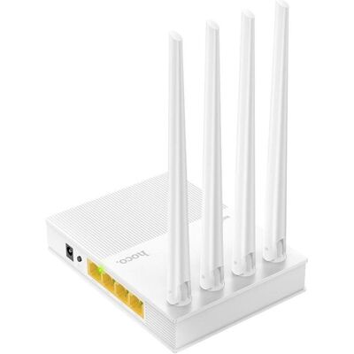 Hoco Headphone with microphone wireless router WiFi5 HI31 white, Router, Weiss Hoco Headphone with microphone wireless router WiFi5 HI31 white, Router, Weiss