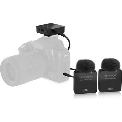 Behringer GO CAM WIRELESS II Drahtloses System für Kamera, Mikrofon Behringer GO CAM WIRELESS II Drahtloses System für Kamera, Mikrofon