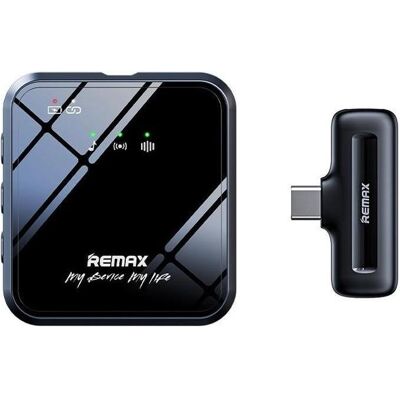 Remax K11 Mikrofon An Einem Schwarzen Usb-C-Clip, Mikrofon Remax K11 Mikrofon An Einem Schwarzen Usb-C-Clip, Mikrofon