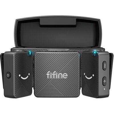 Fifine M9 Noise Cancelling Lavalier Microphone, Mikrofon Fifine M9 Noise Cancelling Lavalier Microphone, Mikrofon