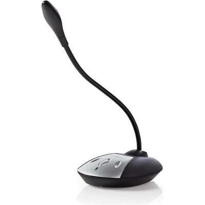 Nedis Microphone for use with: Desktop/Notebook Wired USB-A Male On/Off Switch Headphone Output, Mikrofon Nedis Microphone for use with: Desktop/Notebook Wired USB-A Male On/Off Switch Headphone Output, Mikrofon