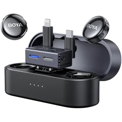 Boya BOYALINK 3-01 2.4G Wireless Microphone with AI chip, Mikrofon Boya BOYALINK 3-01 2.4G Wireless Microphone with AI chip, Mikrofon
