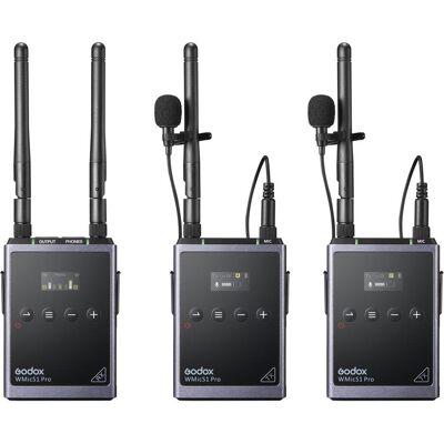 Godox Camera-Mount, 2-Pers. Omni Lavalier-Mic Wireless Omni Lavalier Microphone System, Mikrofon Godox Camera-Mount, 2-Pers. Omni Lavalier-Mic Wireless Omni Lavalier Microphone System, Mikrofon