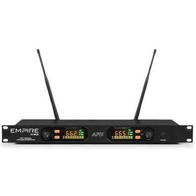 Empire Ricevitore Uhf A Rack Con 2 Canali, Mikrofon Zubehör Empire Ricevitore Uhf A Rack Con 2 Canali, Mikrofon Zubehör