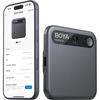 Boya Notra Black, Mikrofon Boya Notra Black, Mikrofon