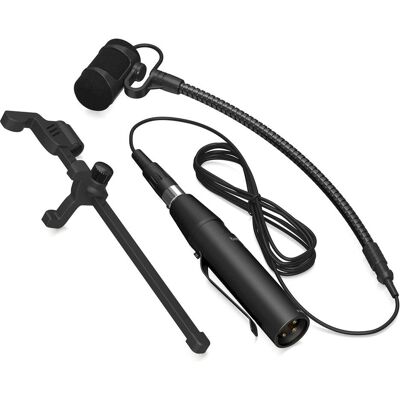 Behringer CB100 Instrumentenmikrofon mit Gitarrenhalter, Mikrofon Behringer CB100 Instrumentenmikrofon mit Gitarrenhalter, Mikrofon