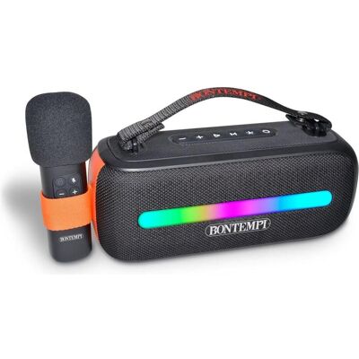 Bontempi Tech Kabelloser Lautsprecher - Wireless Mikrofon & RGB Lichter Bontempi Tech Kabelloser Lautsprecher - Wireless Mikrofon & RGB Lichter