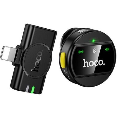 Hoco Other Computer Accessory Wireless microphone Lightning L21 black, Mikrofon Hoco Other Computer Accessory Wireless microphone Lightning L21 black, Mikrofon